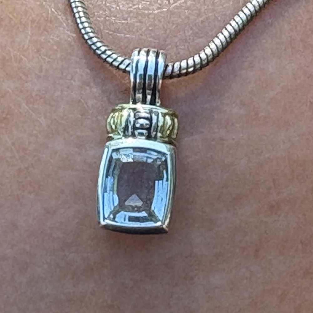 LAGOS Silver and Gold Necklace with Elegant Design